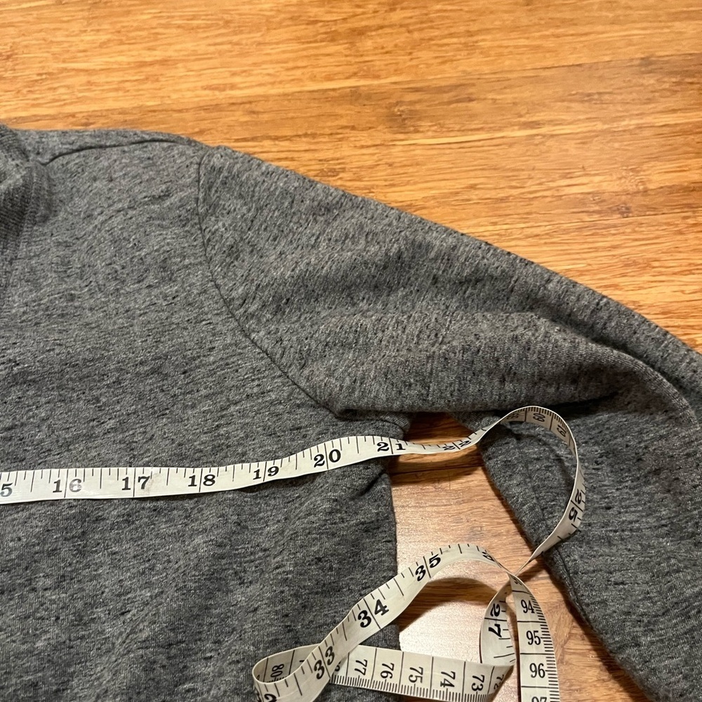 Athleta gray open front long sleeve cardigan with pockets. Size Women's Large - Picture 11 of 15